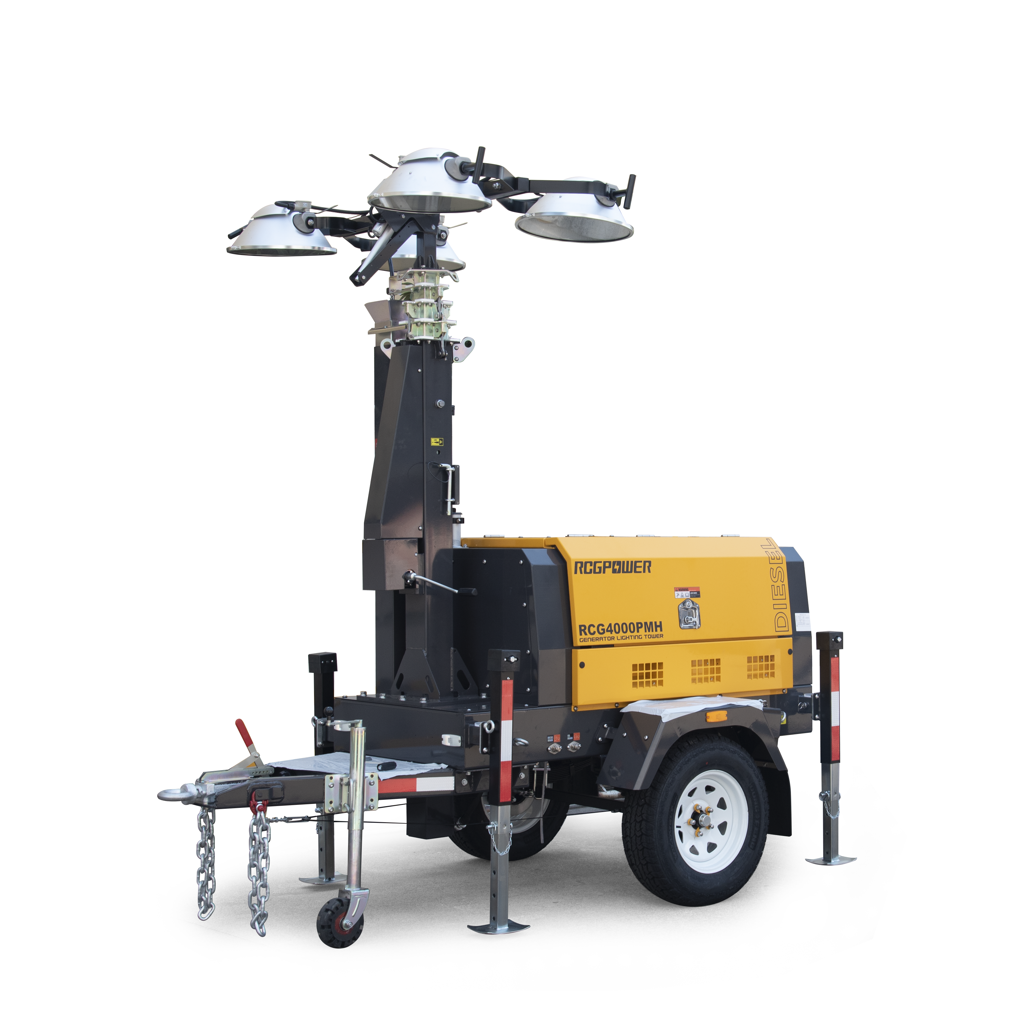 Towable lighting tower